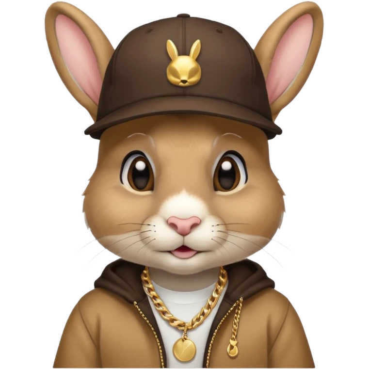 Rapper rabbit  emoji