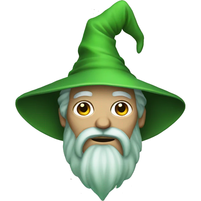 Green wizard emoji