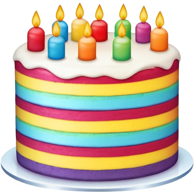 Regenbogen kuchen emoji