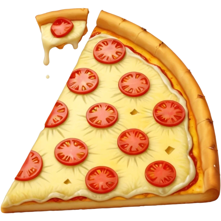 a piece of pineapple pizza emoji
