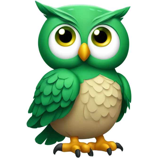 Duolingo owl  emoji