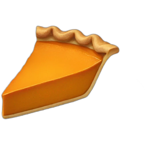 Pumpkin pie emoji