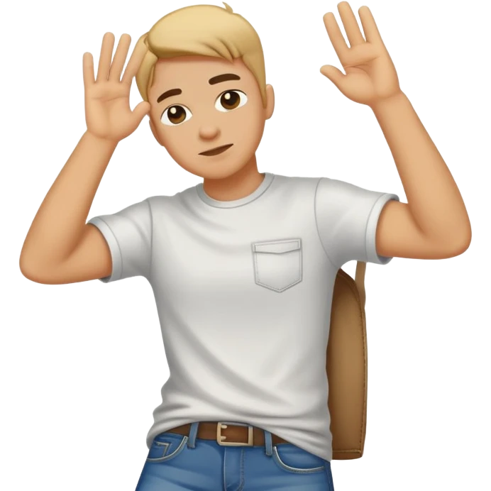 person dabbing emoji