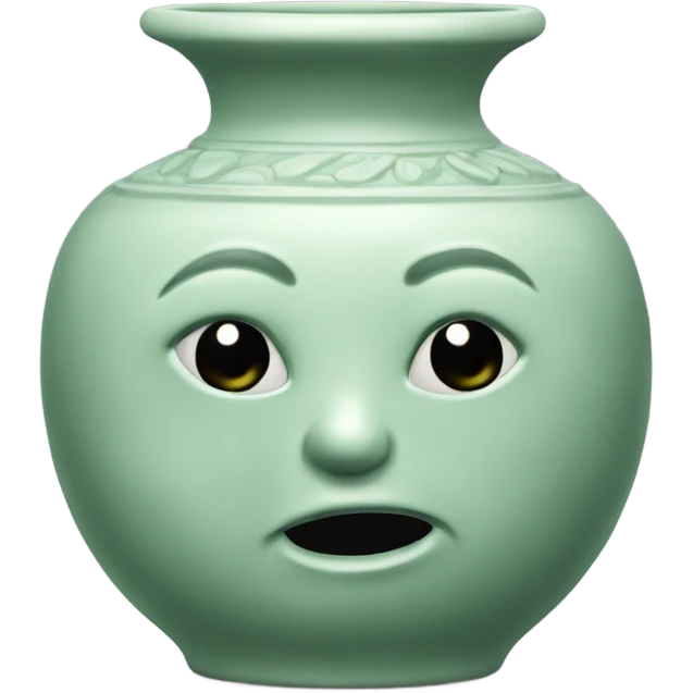 celadon ceramic vase emoji