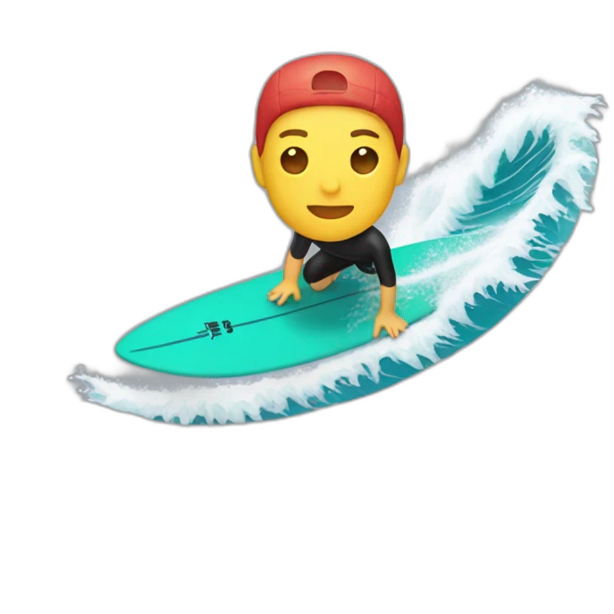 surfer in Japan emoji