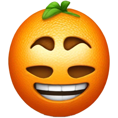 Orange bowler h emoji