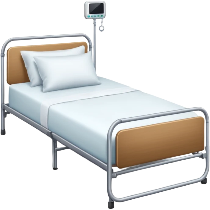 A hospital bed emoji