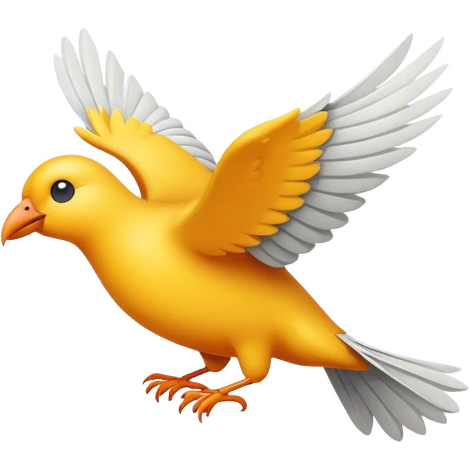 flying bird emoji