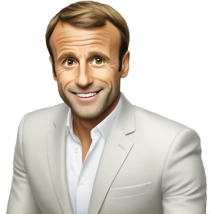:Emmanuel-macron-à-la-plage: emoji