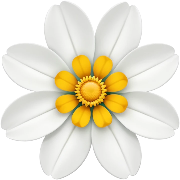 One White flower emoji