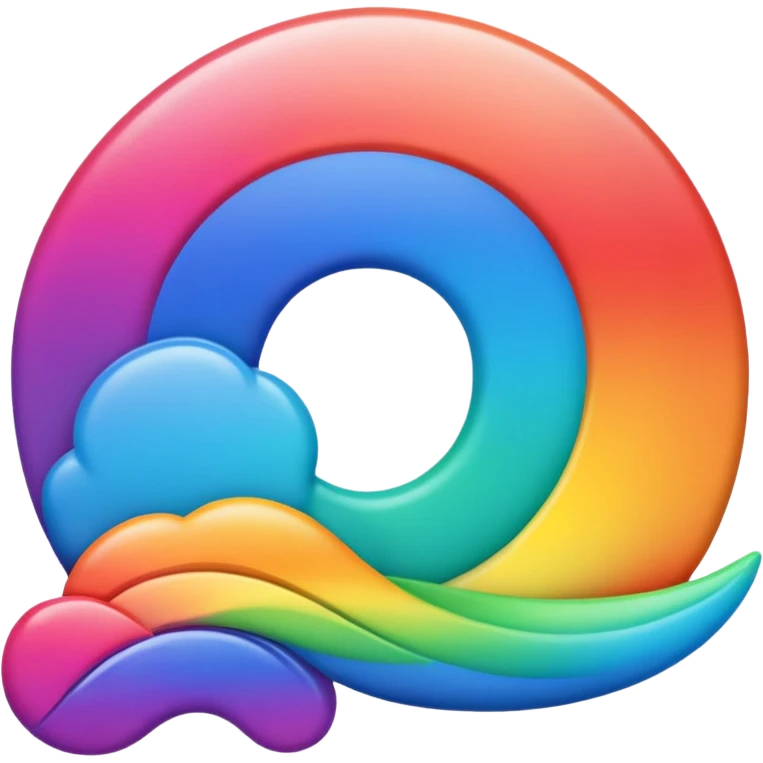 mac os mixed documents rainbow skeuomorphic emoji
