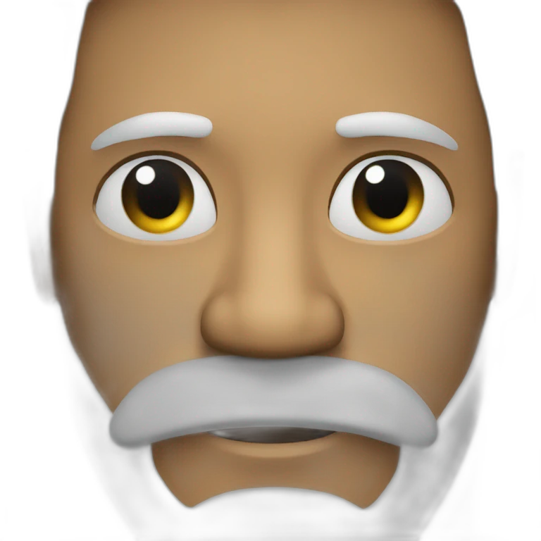 bold man with beard emoji