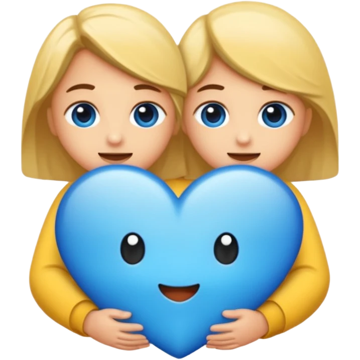 🤣+💙😥 emoji
