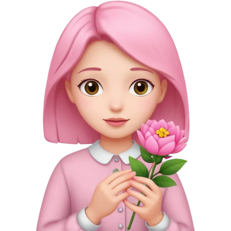 a girl with two hands  emoji