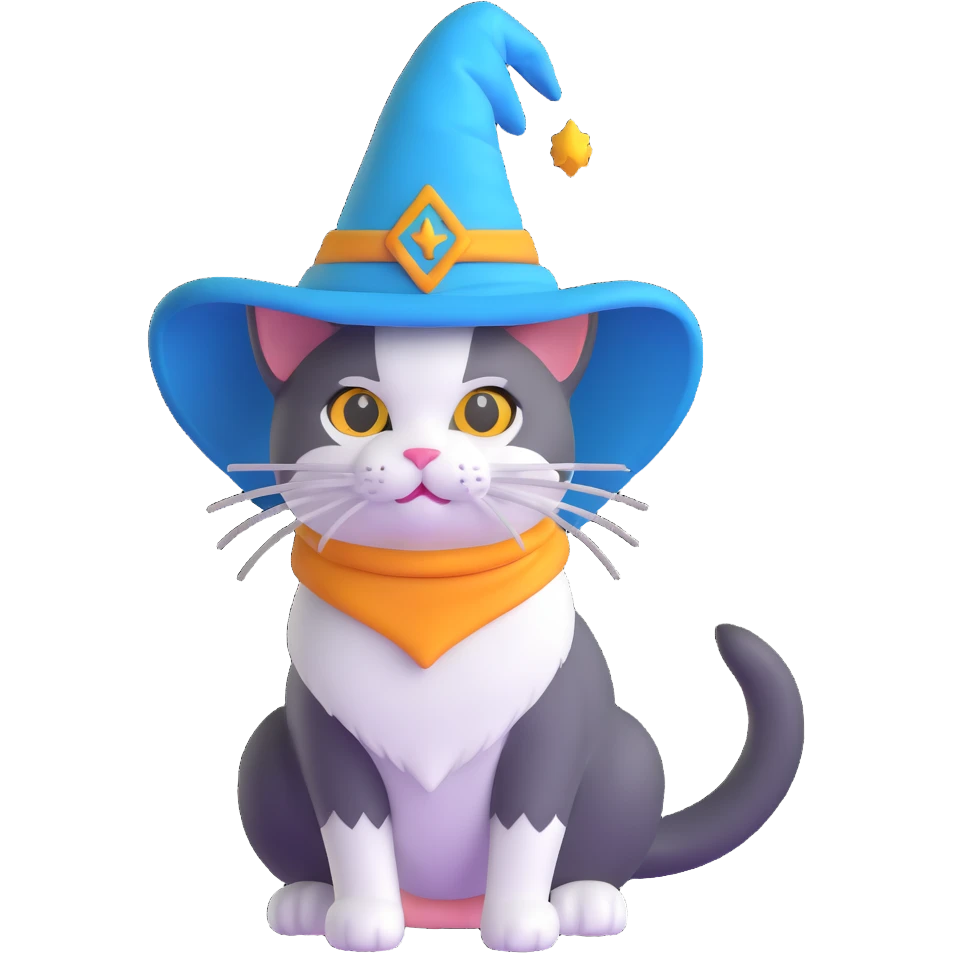 wizard cat emoji