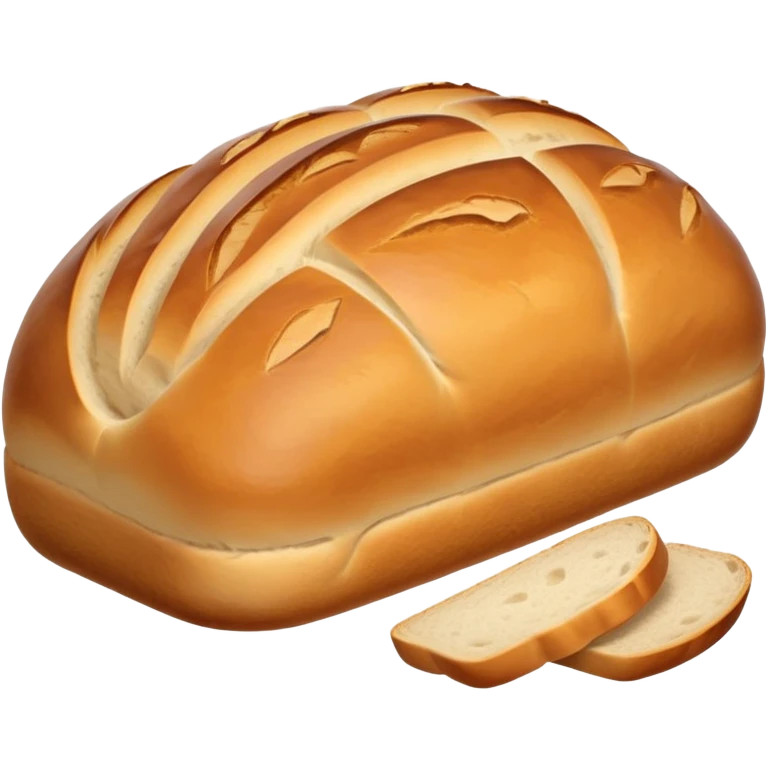 Sourdough loaf scored emoji