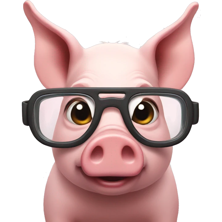 pig with googles emoji