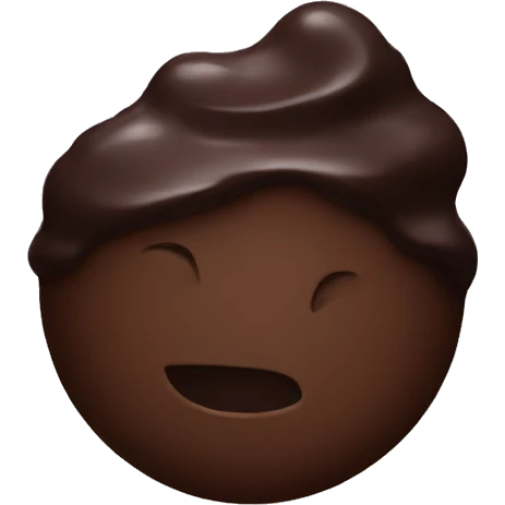 dark chocolate emoji
