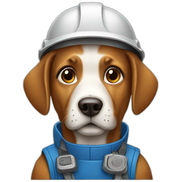 dog engineer emoji