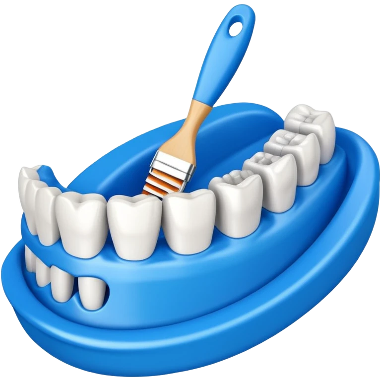 Denture brush emoji