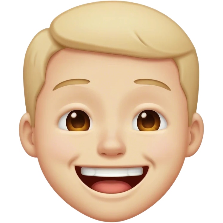 Sad face while laughing  emoji