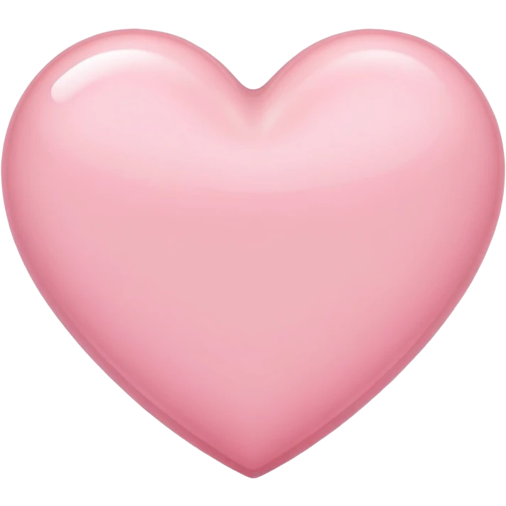Light pink heart emoji emoji