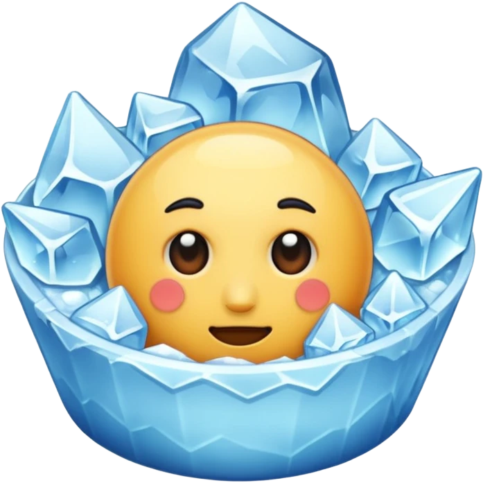 Crushed ice  emoji