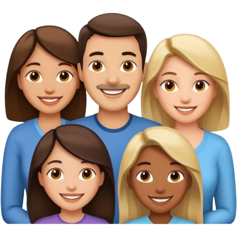 Four different nurses, one man, three women emoji