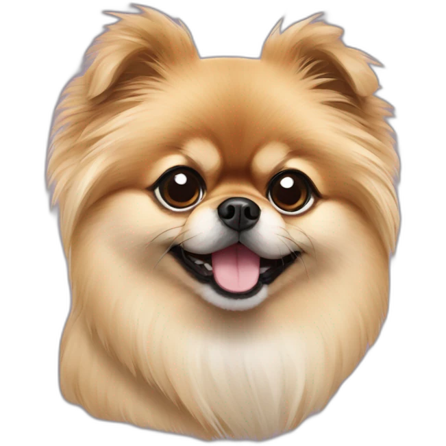 Pekinese Pomeranian emoji