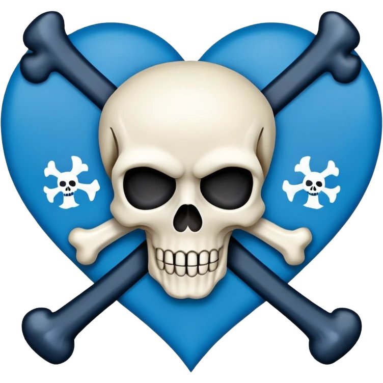 heart pirates flag emoji
