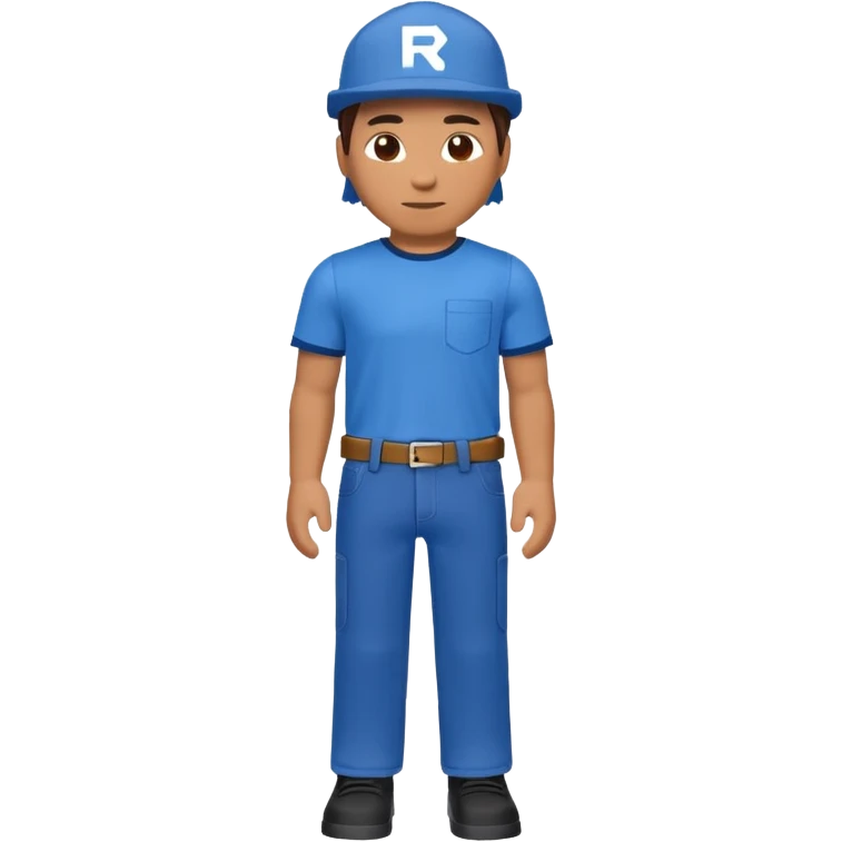 blue Roblox photo emoji