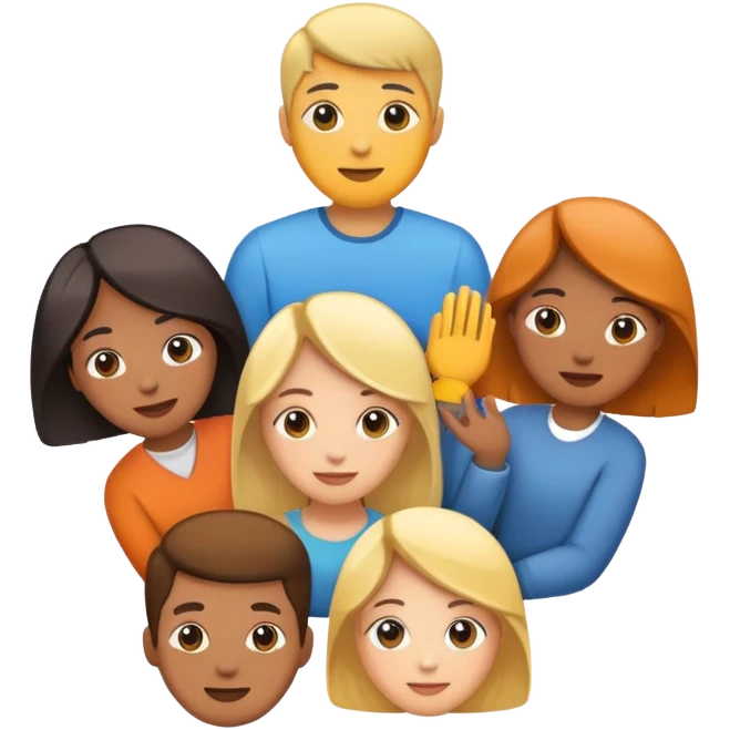 give me an icon that would represent a website that comencts to other people emoji