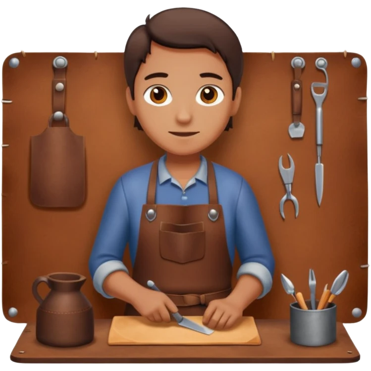 Leather Craft Worker emoji