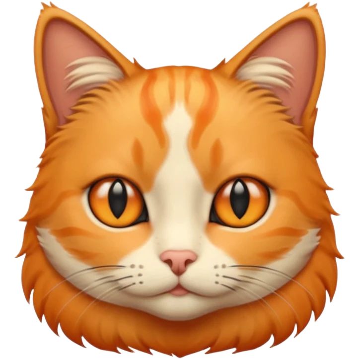 cat with centre-part black toupee emoji