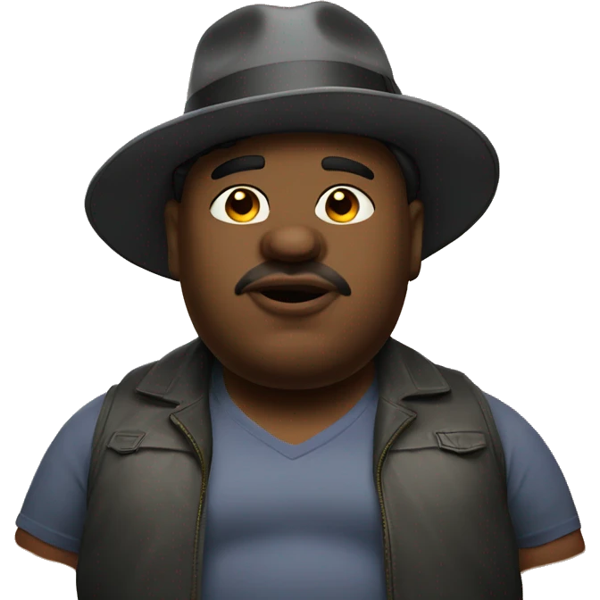 big fat biggie fatty guy emoji