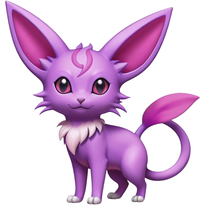Purugly-Espeon-Skitty-Pokémon-Fakémon-hybrid-creature (full body) emoji