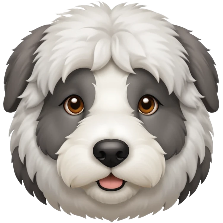 Perro viejo pastor inglés emoji