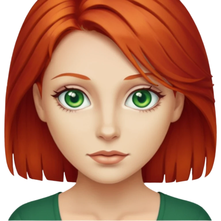 👩🏻‍🦰👁️🟢 emoji