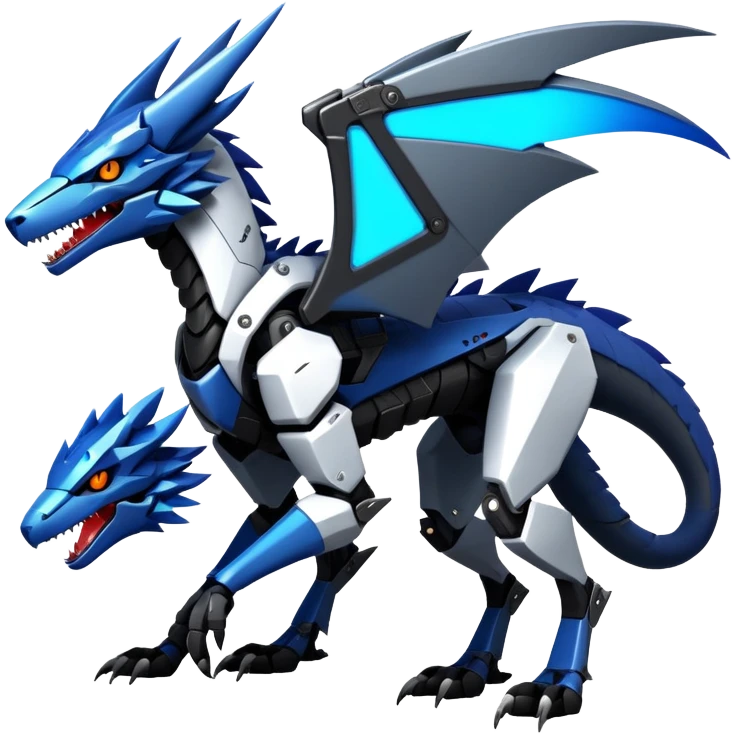 Edgy Futuristic Mechanical Sergal-raptor-nargacuga-vernid emoji