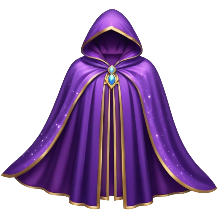 a fantasy magic purple cloak emoji