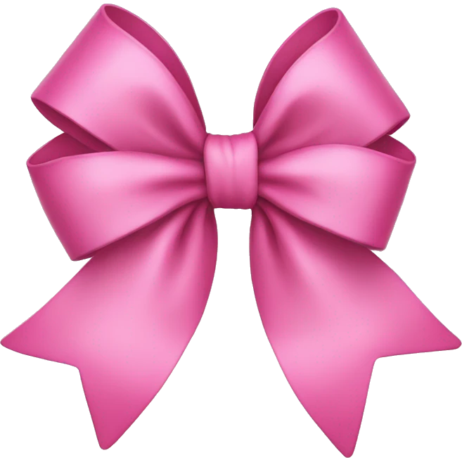 Pink bow emoji