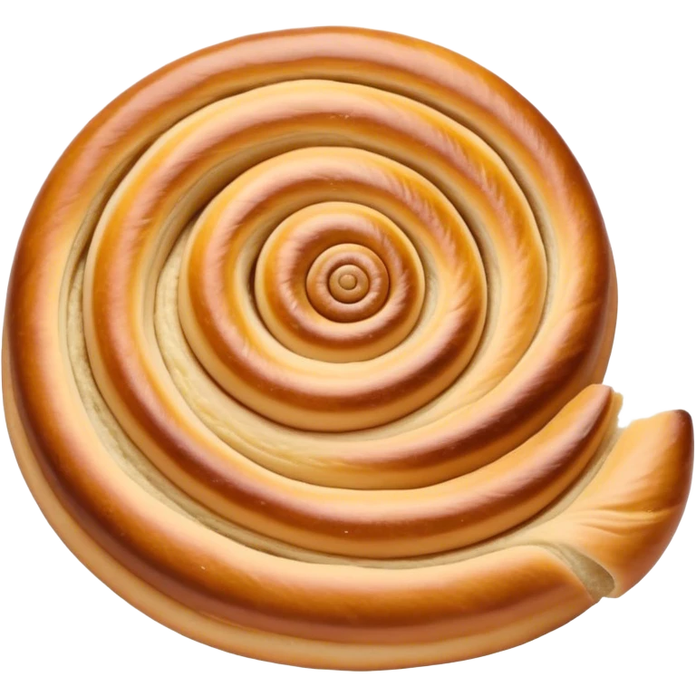 Cinematic delicate escargot pastry, spiral shape with layers of buttery dough, caramelized edges, rich golden-brown tones, elegant and inviting. emoji