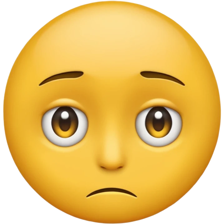 yellow circle emoji giving lots of side eyes emoji