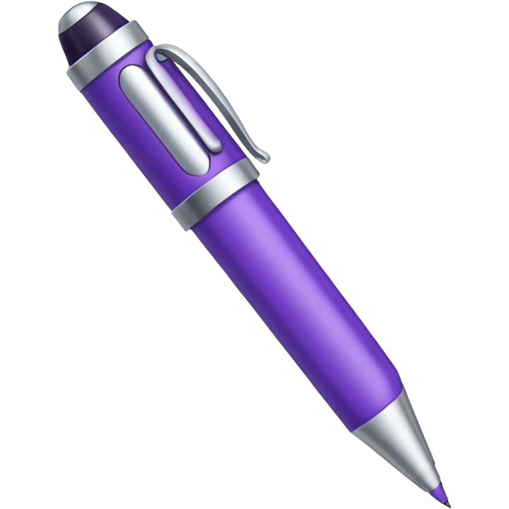 purple pen on paper emoji emoji