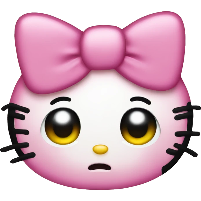 Hello kitty cry emoji emoji
