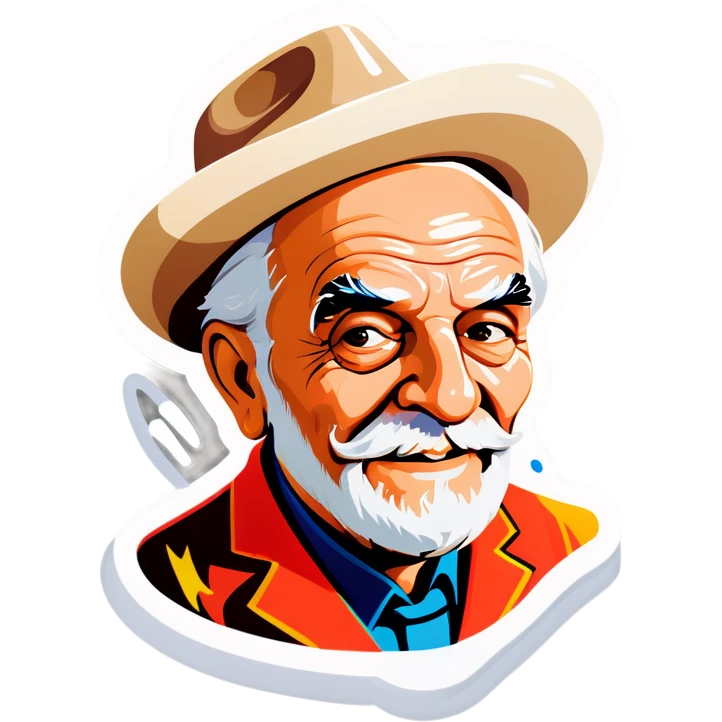 Un viejo loco emoji