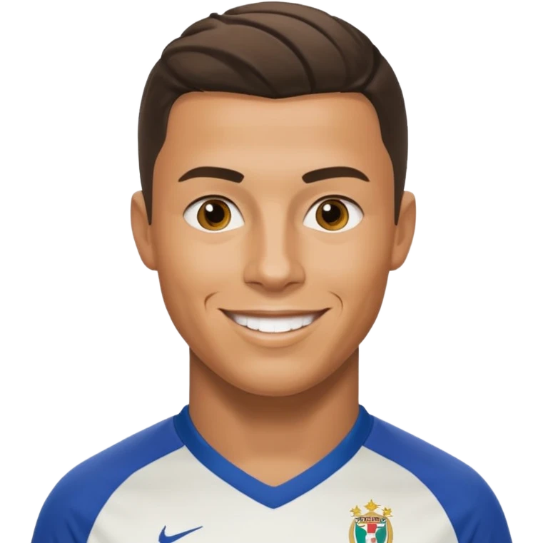 Ronaldo 2008 smiling  emoji