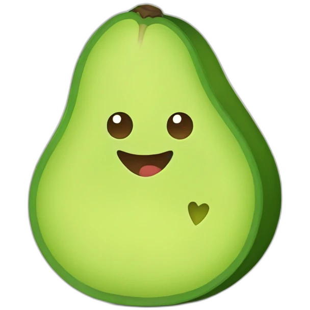 Heartavocado emoji