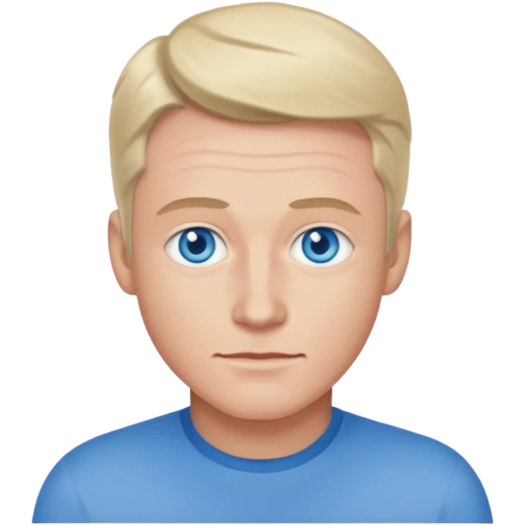 Bruce Langley  with blue eyes emoji
