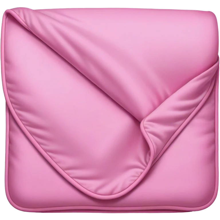 Pink open blanket emoji